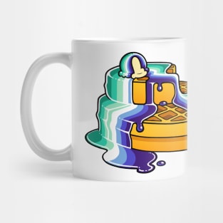 Gay Man Pride Waffles LGBT Mug